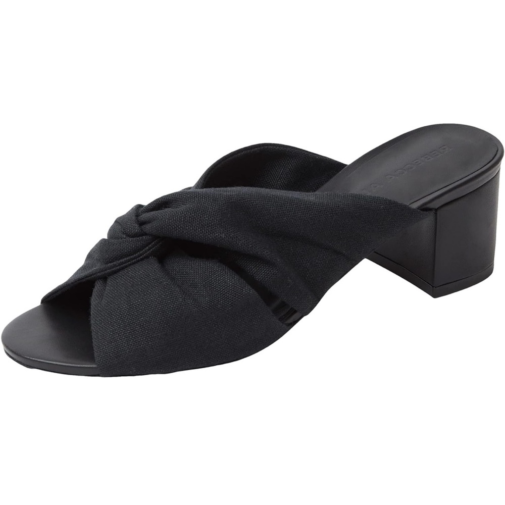 NIB Rebecca Allen The Twist in Black Linen